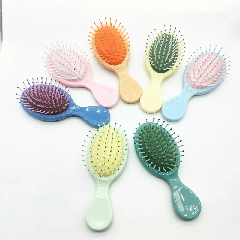 Mini Portable Hair Brush Explosion Lifter Dry And Wet Use Airbag Massage Comb Plastic Hairdressing Comb From China Mainland