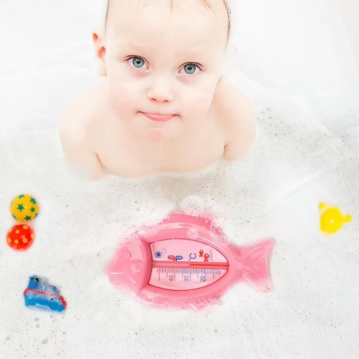 Termómetro de agua para baño de bebé, termómetro de baño para bebé recién nacido, medidor de temperatura del agua para niños pequeños, temperatura del agua para peces pequeños