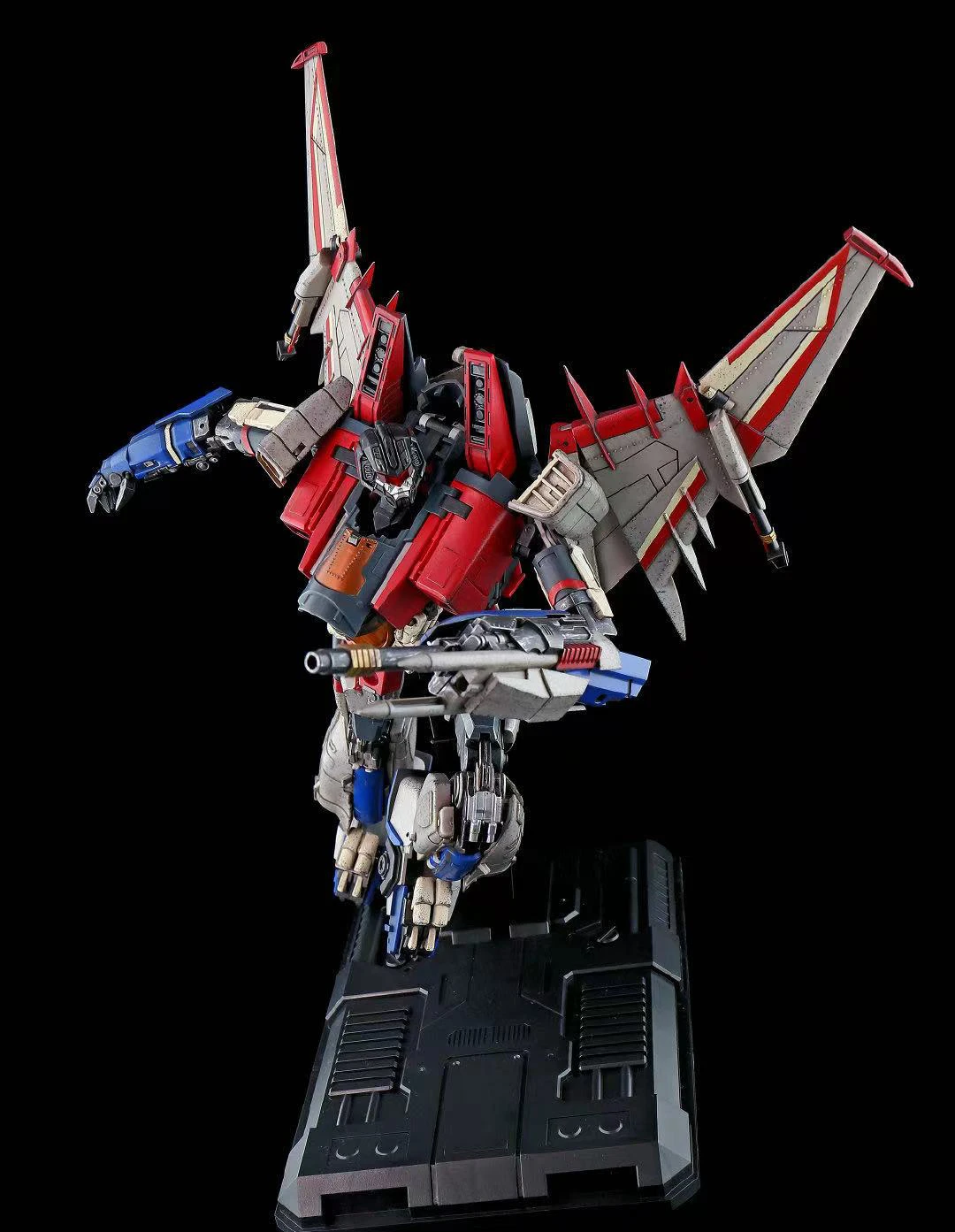 Transformacja Cyber fabryczna czerwony pająk CF-01 CF01 Star Storm Starscream 3rd zabawka na imprezę figurka Model robota kolekcja prezent