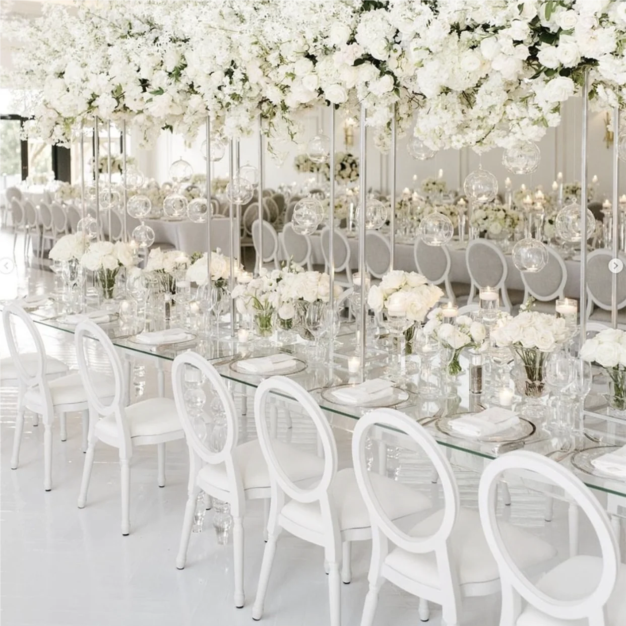 Modern elegant leather white wood restaurant event furniture Luxury hotel wedding chairs