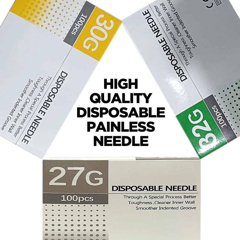 UltraFine Painless Teeth Needle 18G 30mm 25G 27G 13mm 30g25mm Small Irrigator Eyelid Tool Parts