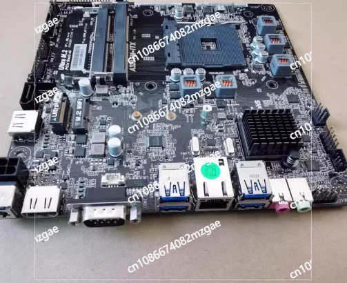 AM4 A320 Motherboard High-end A320TM-ITX AMD Ruilong R5 5500 M.2 PCIE 3.0 Dual HD -MI supports Win11 mini-computer view 3