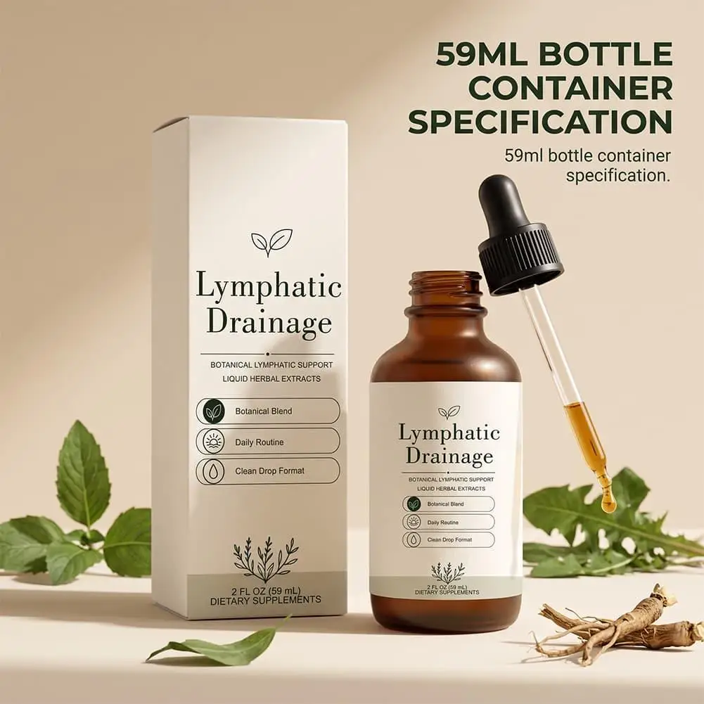 Herbal Serum Body Care Drops 59ml Daily Wellness Support Supplement For Women & Men Natural Ingredients Gentle Daily Care