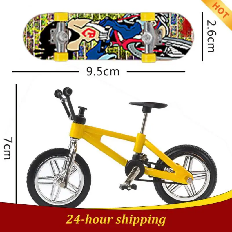 

Mini Scooter Two Wheel Scooter Children's Educational Toys Finger Scooter Bike Fingerboard Skateboard