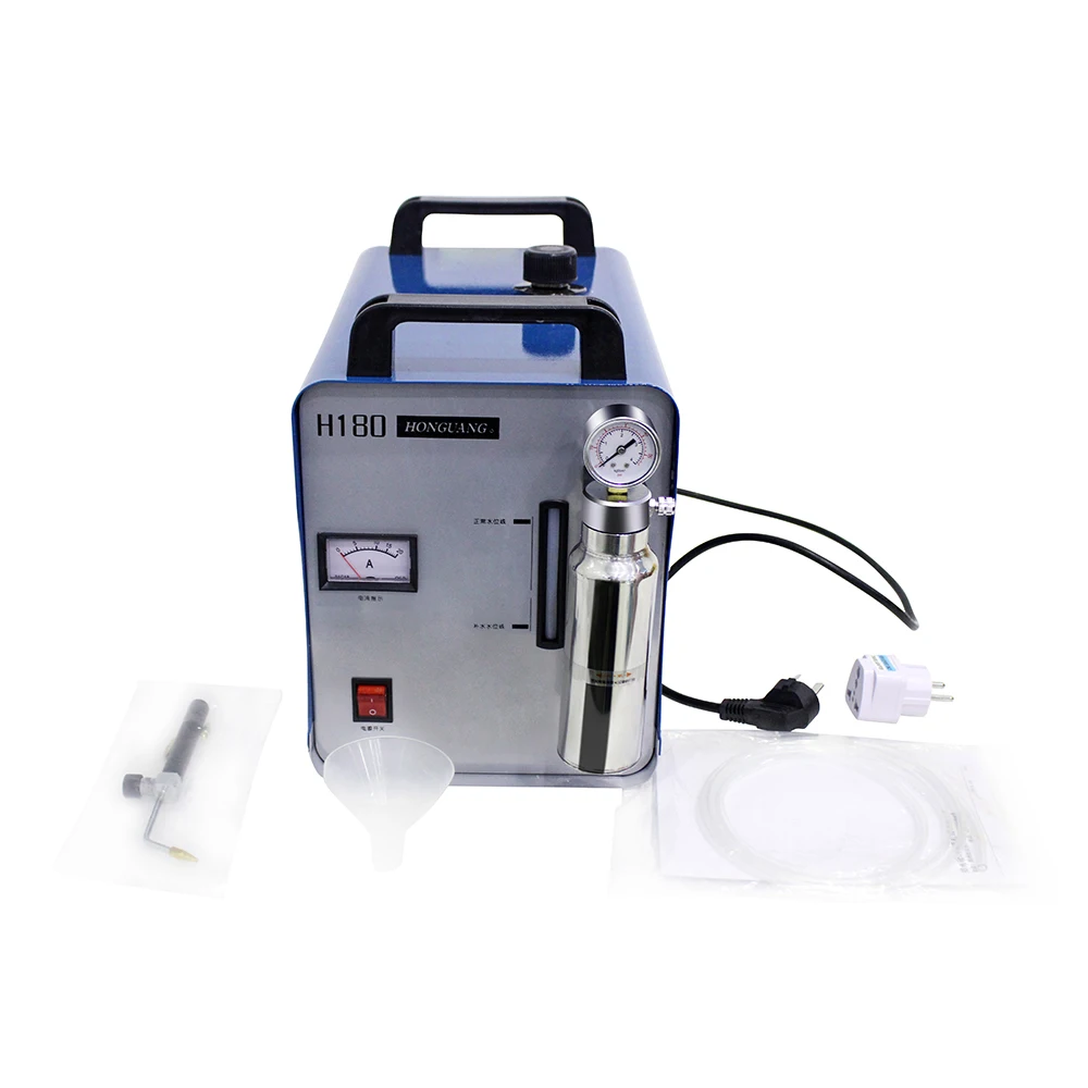H160/H180 Vlam Polijstmachine 220V Lasser Machine Plexiglas Acryl Waterstof Elektrolyse Water Lasmachine