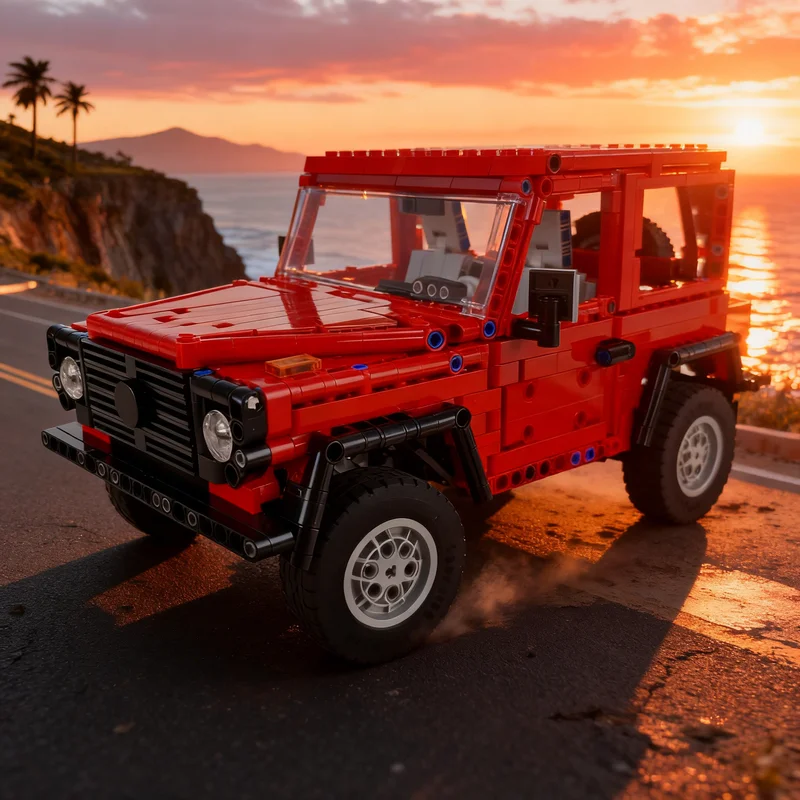 

1818 шт. MOC Технический Mercedesed G Модель самолета Строительные блоки Архитектура Креативная игрушка Идея рождественского подарка Образование