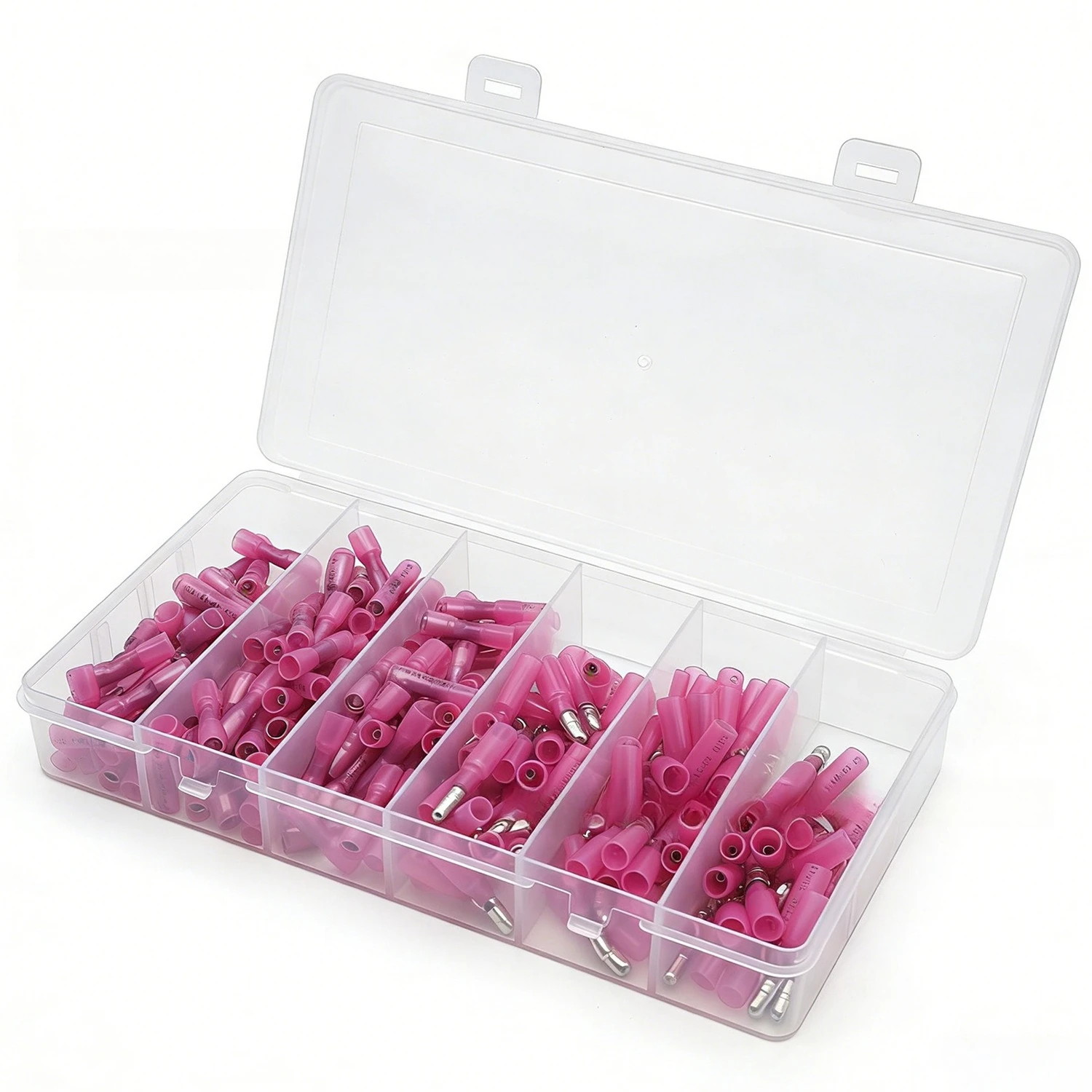 200Pcs Heat Shrink Bullet Connectors, Waterproof Insulated Male Female Butt Wiring Terminal Kit