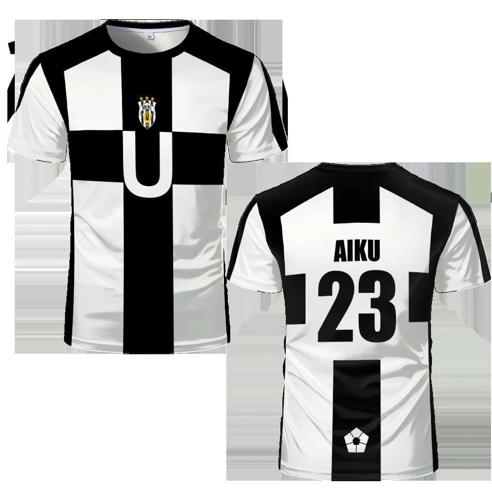 2025 الصيف خمسة أشخاص نمط VL Replika أنيمي Uber الأزرق قفل كامل طباعة الرجال التي شيرت تأثيري كرة القدم جيرسي كرة الصالات نمط المحملة #5