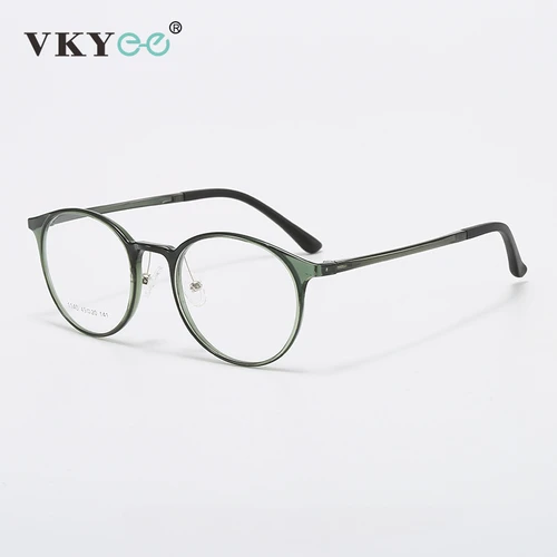 VICKY ultraligero de moda para mujer miopía redonda Ultem monturas grandes gafas de lectura con bloqueo de luz azul con prescripción 1140