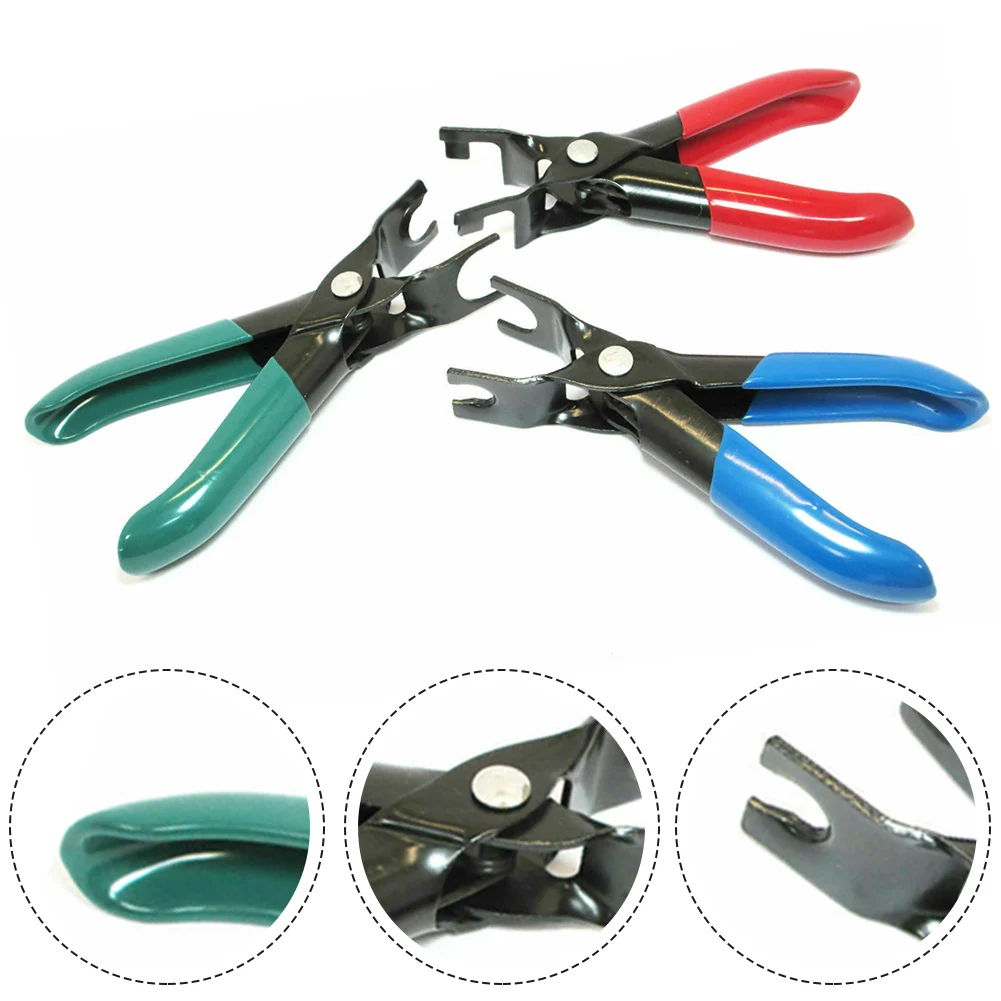 

3PC Fuel Line Uncoupling Disconnect-Pliers Hose Pinch Off Clamp Set Steel PVC 120mm Plier Parts Accessories