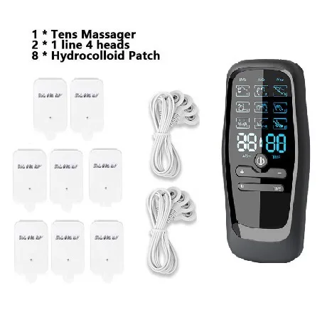

Professional EMS Unit Muscle Stimulator For Physical Therapy Microcurrent Pulse Body Massager Pain Relief