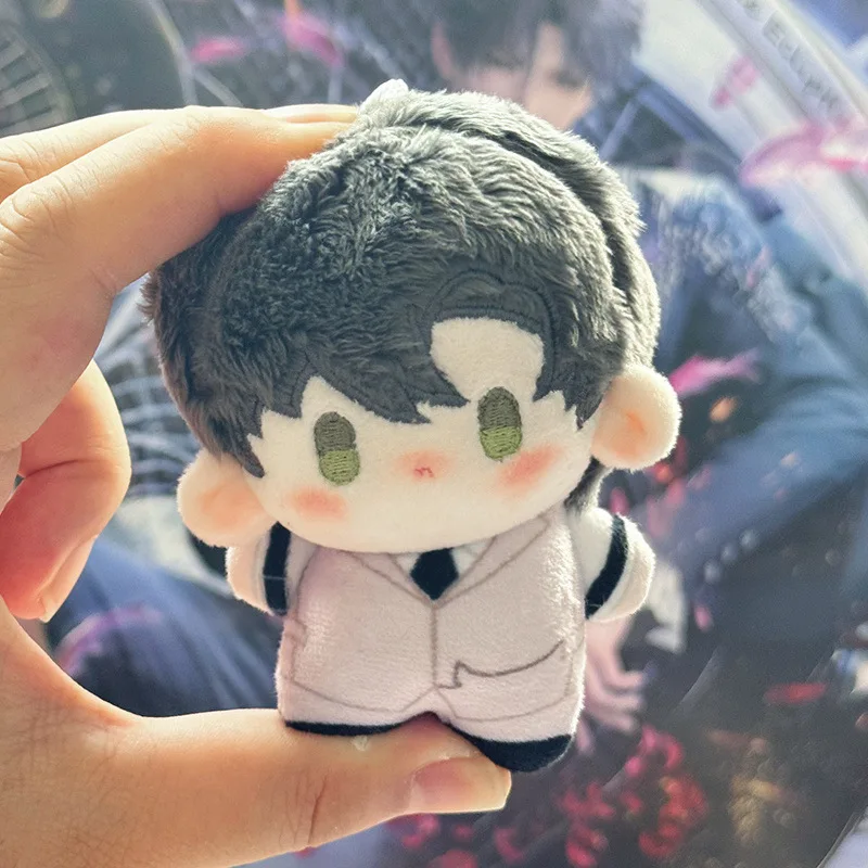 Game Love and Deepspace Sylus Cosplay Keychain Kawaii Plush Figure Doll Keyring Key Chain Bag Pendant Accessories Prop Fans Gift image 2