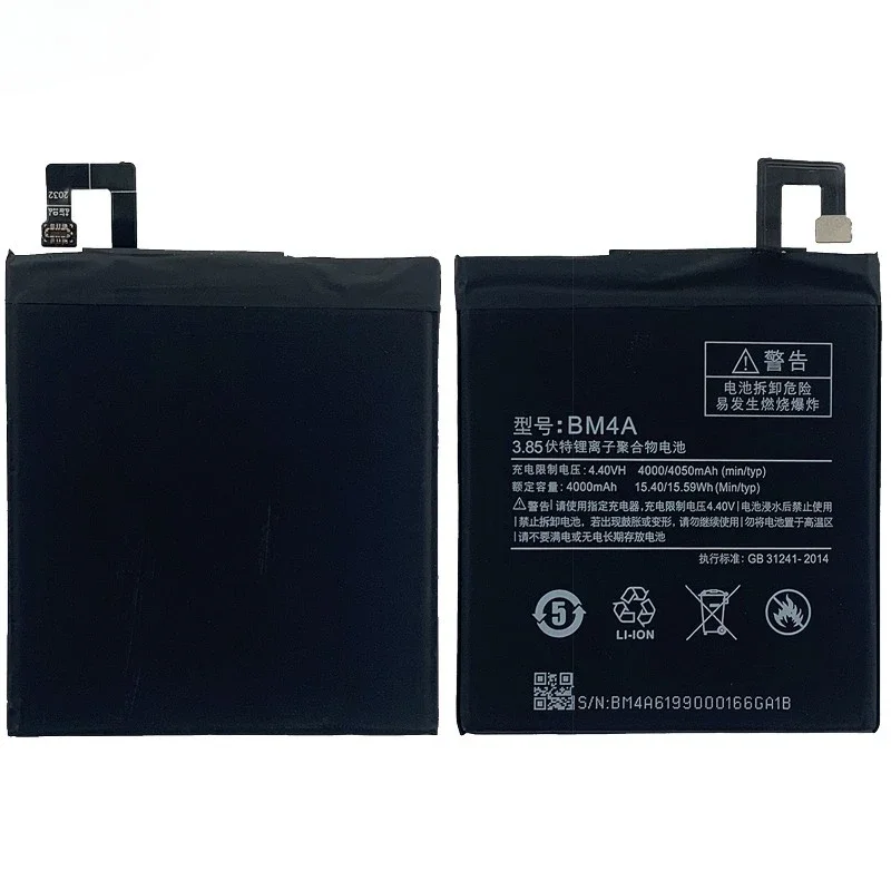 BM4A  for Xiaomi Pro Redmi Pro Mobile Phone Battery High Quality High Capacity  Replacement Bateria Grade A Cell with Tools