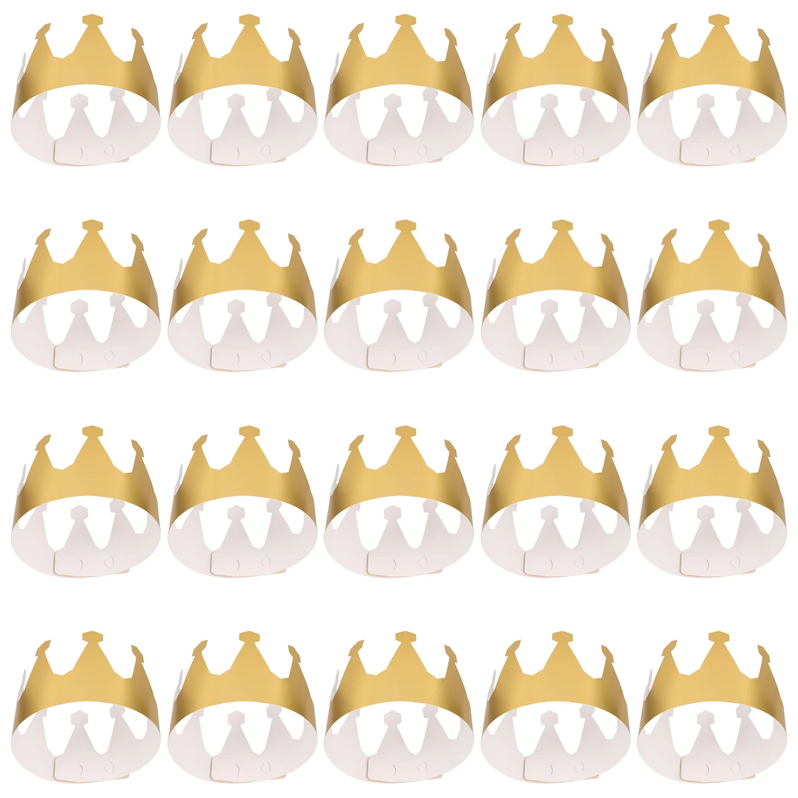 24 قطعة تيجان ورقية بألوان زاهية خفيفة الوزن قبعات حفلات عاكسة للاحتفال بعيد الميلاد كابينة تصوير دعائم للأطفال والكبار #4