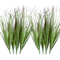 5Pcs Artificial Onion Grass Fake Greenery For DIY Wedding Venue Home Decor Potted Ornament Fake Plant Outdoor Garden Decoration