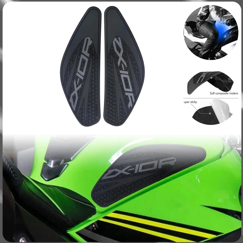 

For Kawasaki ZX-10R 2011-2023 motorcycle modification side fuel tank pad PVC tank pad anti slip protection car paint sticker