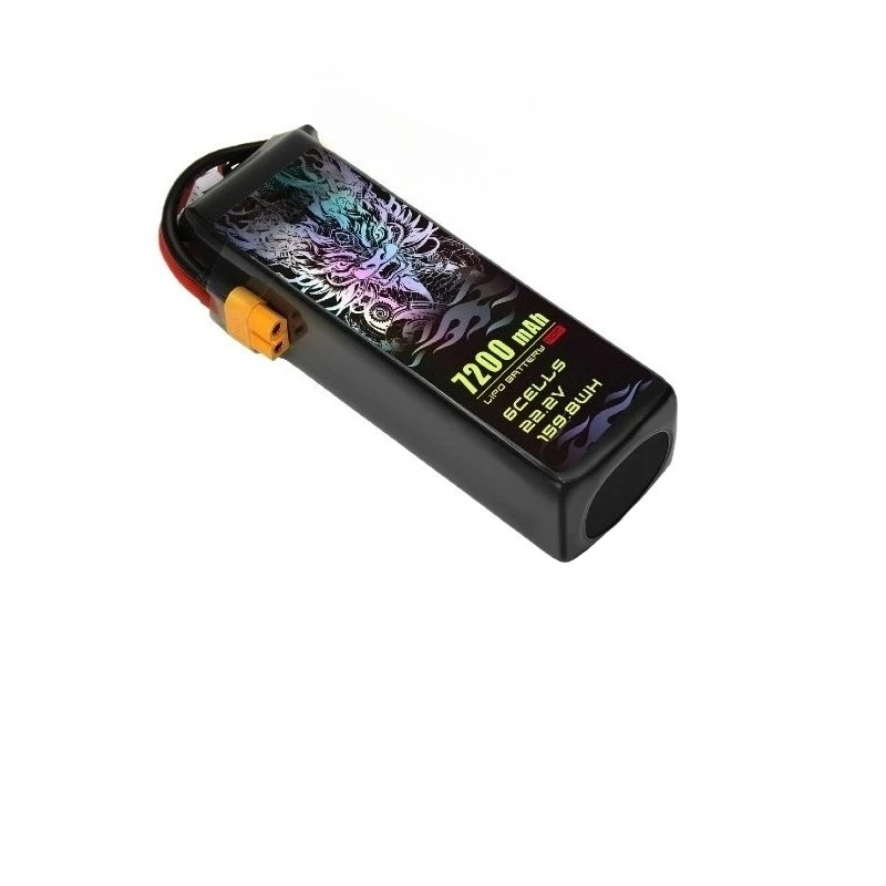High-Quality 3300-7000mAh 2S-6S 110C Rechargeable Lithium-ion Battery for Shian Fixed - wing Drone Racing Drone Batteries