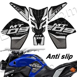 For MT-09 MT09 3M Anti Slip Motorcycle Frosted Fuel Tank Pad Sticker Waterproof Gas Cap Cover Protect Accessories Decal