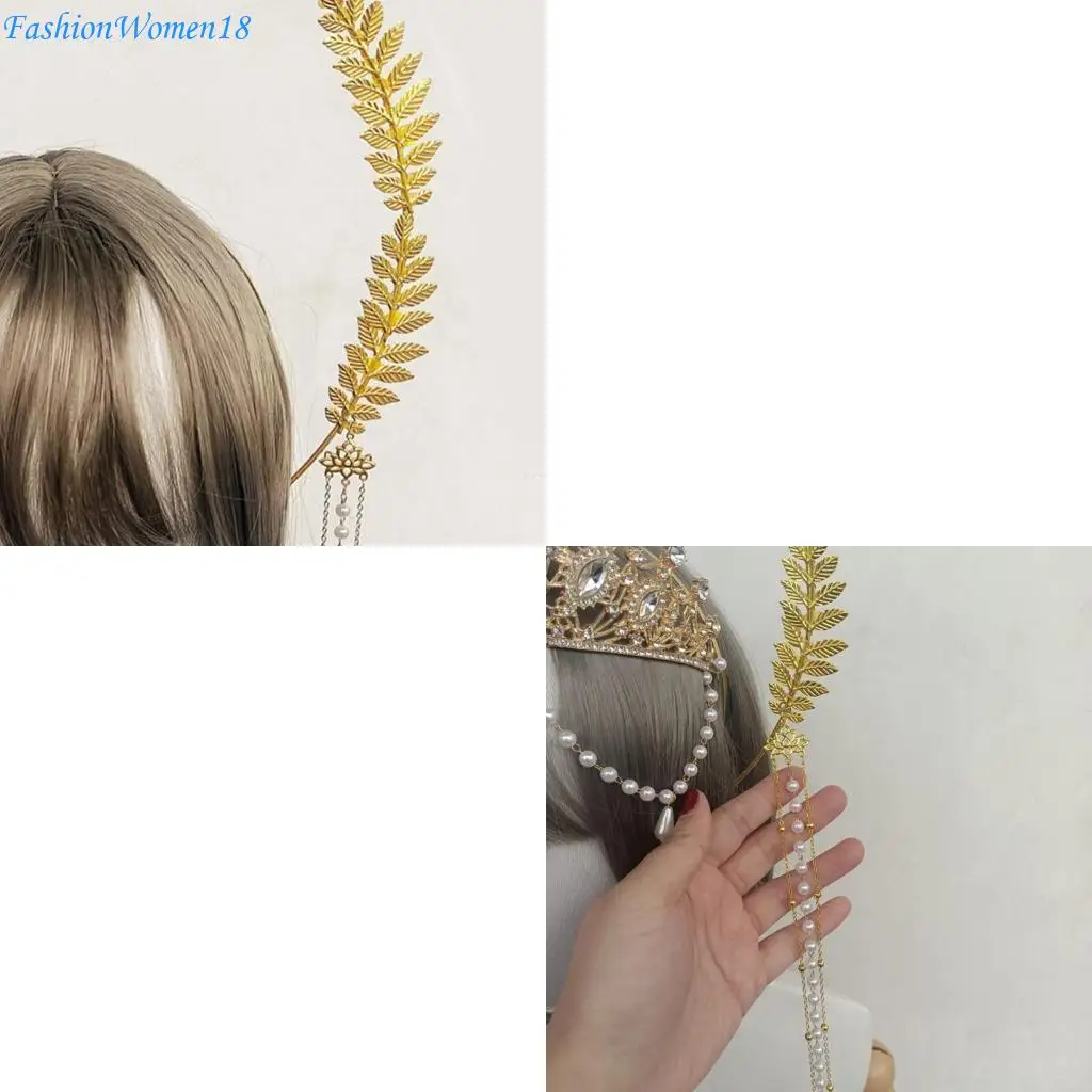 

Queen Crown Headband Hairband Female Headpiece Vintage Gothic-Headdress 57BD