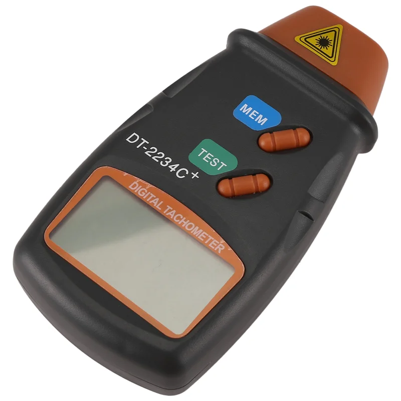 【Today-Only!】Digital Tachometer Rpm Meter Non-Contact 2.5Rpm-99999Rpm Lcd Display Speed Meter Dt2234c Tester Speed
