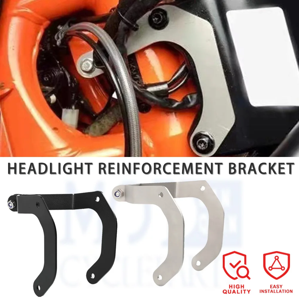 

Motorcycle Steel Neck Brace Kit For 790 890 Adventure R S ADV R/S 2019 2020 2021 790ADV 890Adv Headlight Reinforcement Bracket