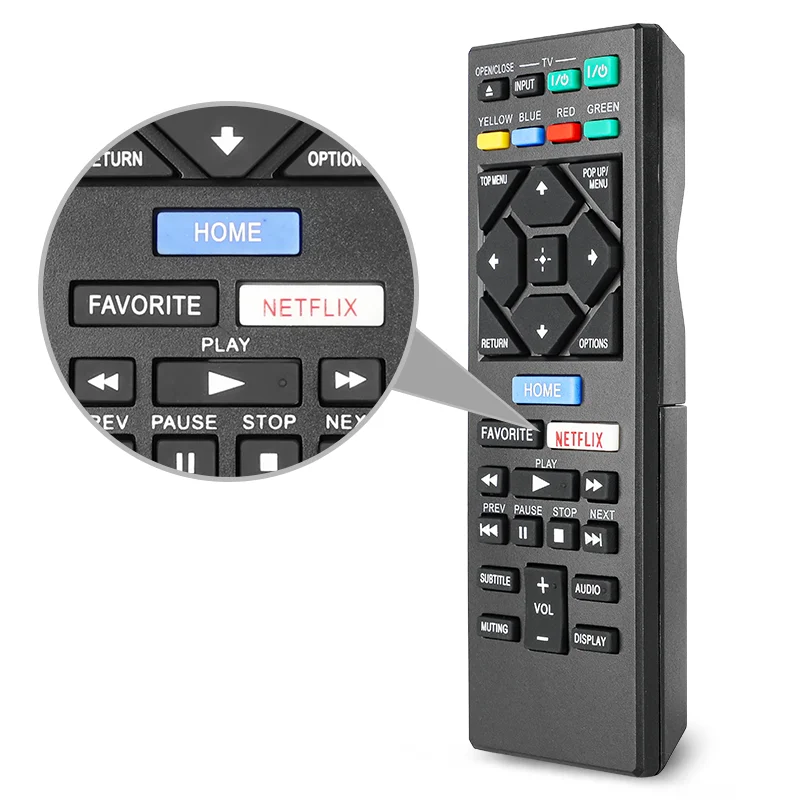 RMT-VB100U Remote Control Compatible With Sony Blu-ray Disc DVD Player BDP-BX150 BDP-BX350 BDP-BX550 BDP-BX650 BDP-S1500