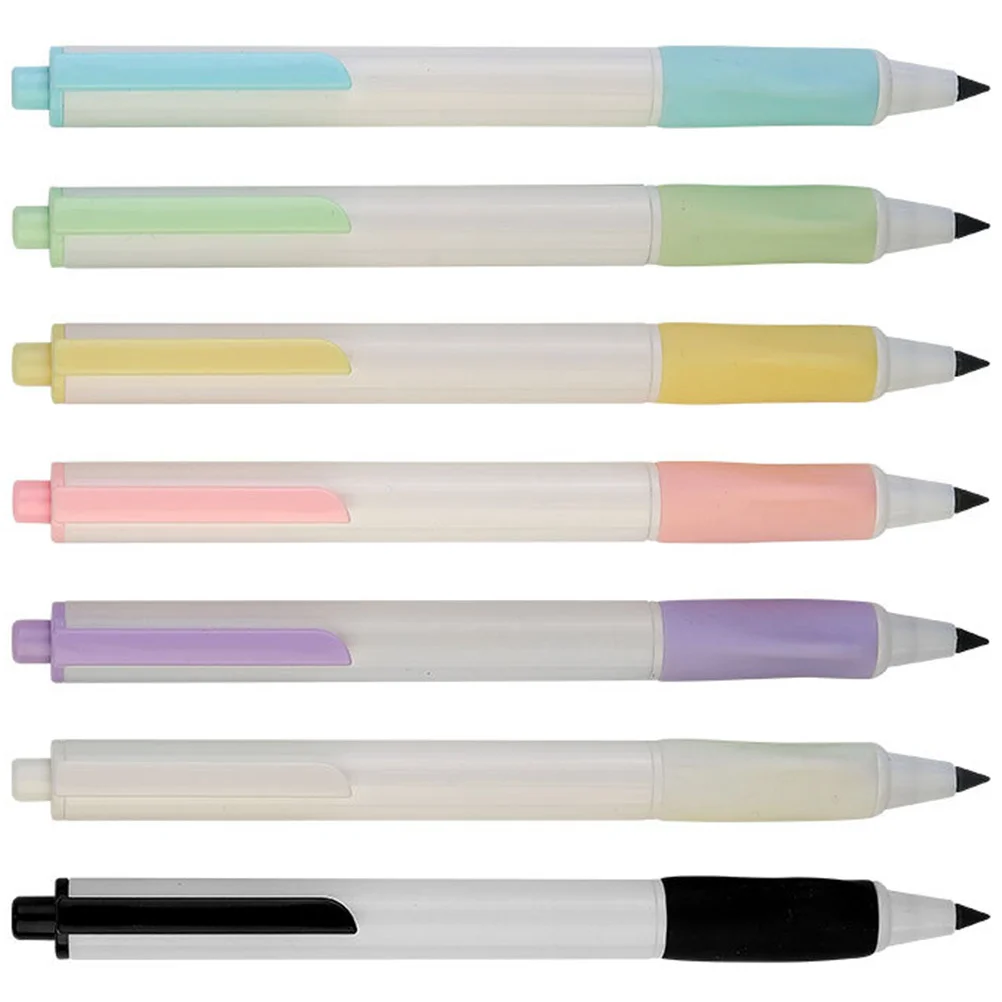 

7Pcs Inkless Automatic Pencils Everlasting Writing Tools for Students Office Drawing Sketching Supplies Inkless Pencil
