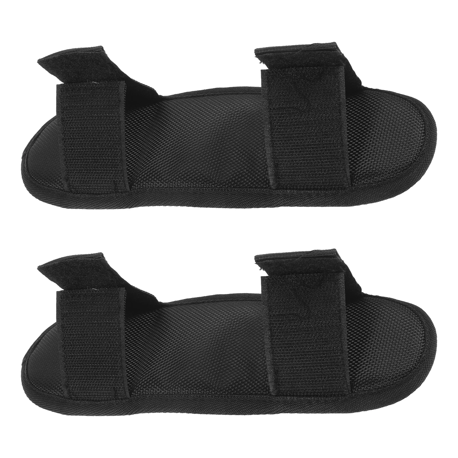 

2 Pcs Black Vest Shoulder Pads Thick Decompression Cushion for Backpack Laptop Bag Strap Practical Replacement Pad