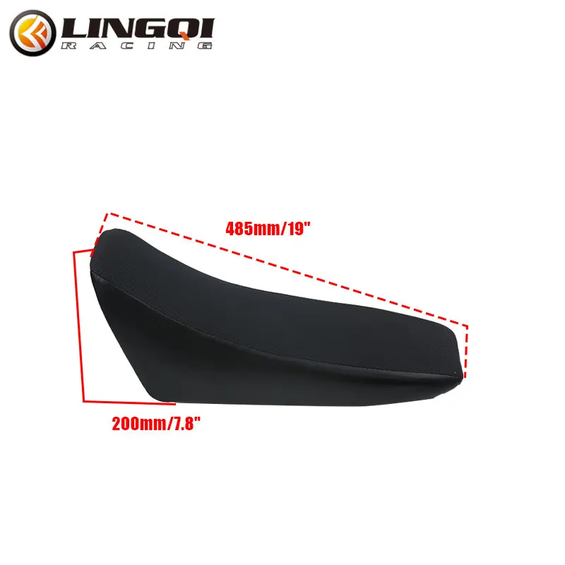 Factory Directly Sell PU Leather Cushion Motorcycle Spare Part Taller Foam Rear Seat Saddle For Chinese Apollo Dirt Bike