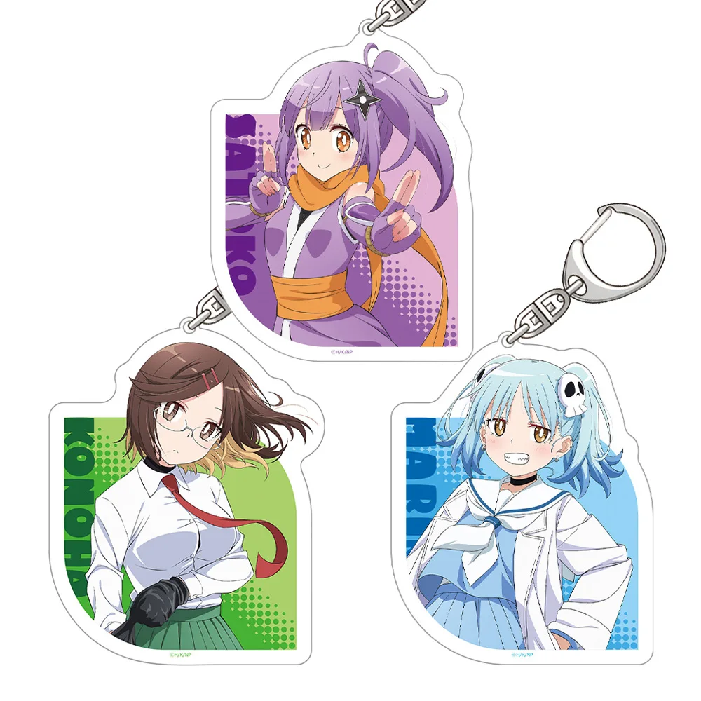 A ninja and an assassin under one roof Satoko Kusagakure Konoha Koga Marin Izutsumi HD Acrylic Keychain Bag pendant anime goods