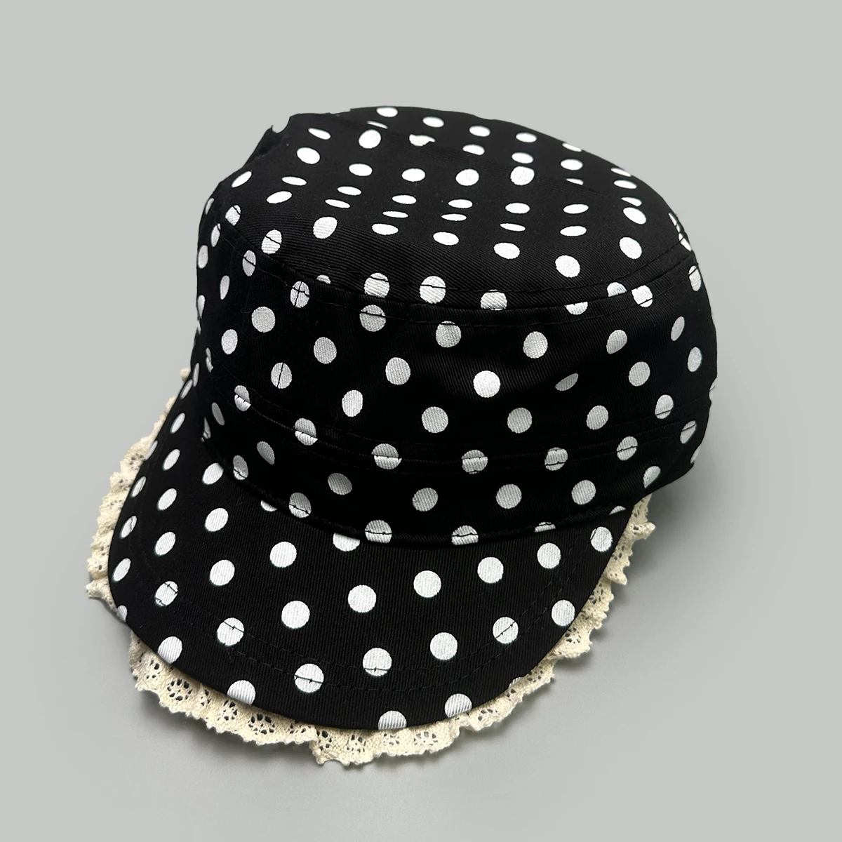Color Block Embroidered Letters Rose Baseball Hats New Men Women Sunshade Street Versatile Polka Dot Fashion Niche Peaked Caps