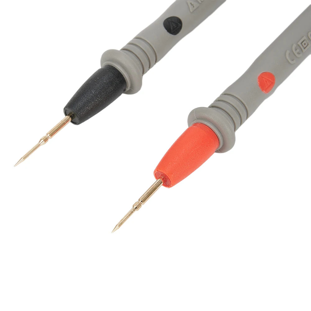 

Test Leads Silicone Insulated Multimeter Needle Probe Protective Covers Unique Voltmeter 910mm Cable Electrical