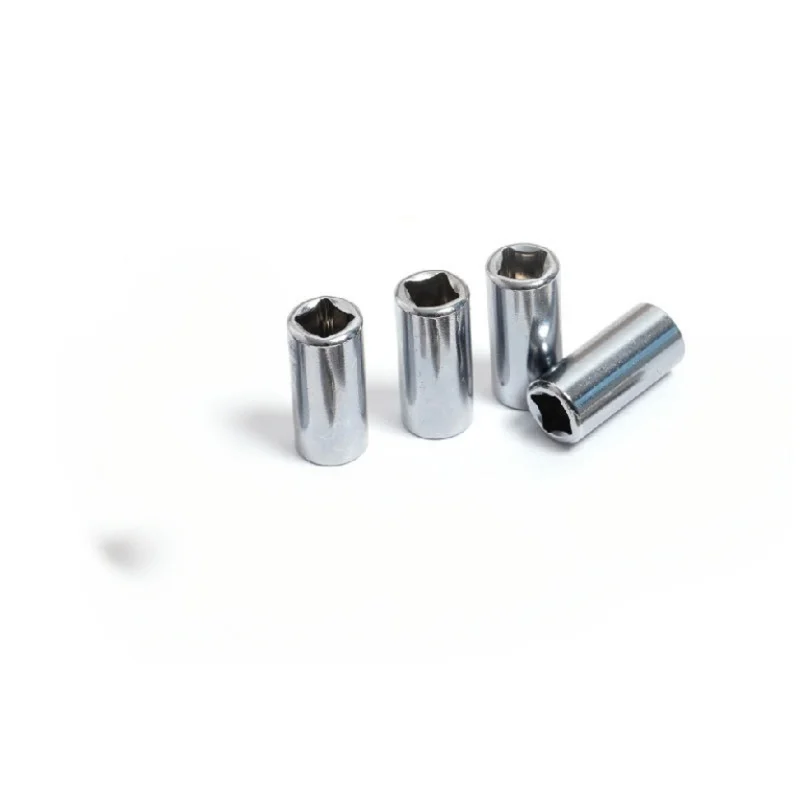 Quick Release Hex Socket Adapter Set  4Pcs 1/4 Square Drive to 1/4 Bit Converter for Screwdriver  Impact Tools image 6