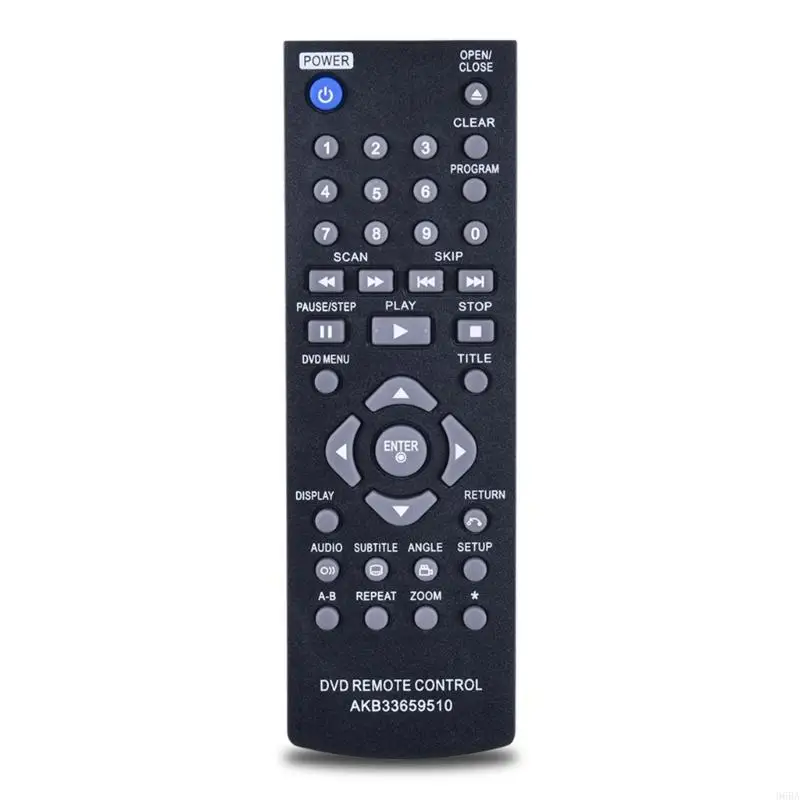 96BA AKB33659510 Replacement Remote Control for DVD Player DVX390 DP122 DVX440 DP520 DP522 DVX452 DVX450 DVX480 DVX492