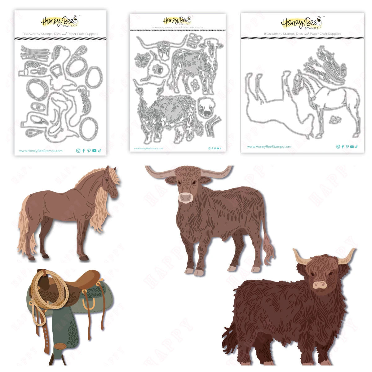 

Horse Dies Metal Cutting Dies Stamps Stencil For DIY Hooves Scrapbook Paper Card Decoration Craft Making Embossing Template
