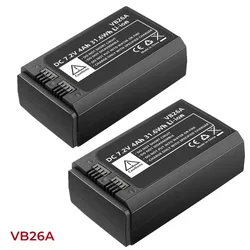 7.2V/4000mAh VB26A polimerowe akumulatory litowo-jonowe do GodoxV1S V1C V1N V1F V1O VB26A v860iiround głowica Flash Speedlite