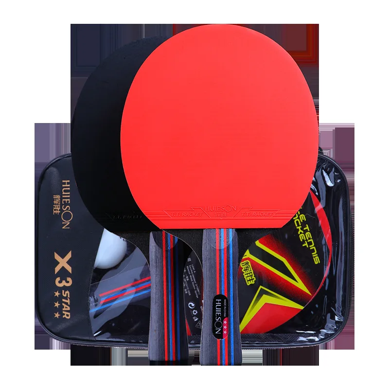 

Huieson Pure Wood Table Tennis Paddles Professional 3 Star Ping Pong Rackets Double-sided Pimples In Rubber Suitable For Adult