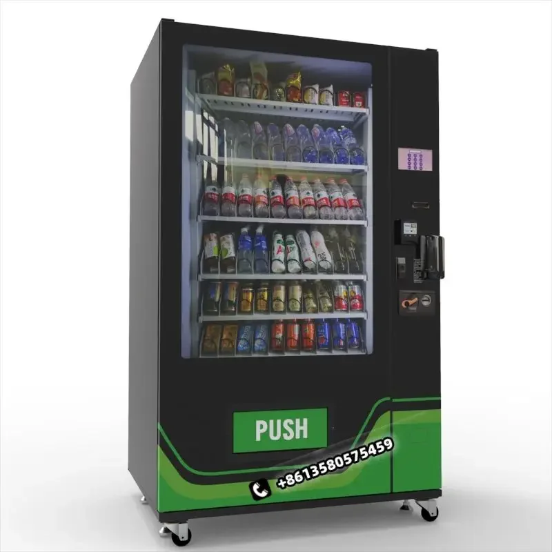 

Customized language system cold drink vending machines coin operated drinks beverage vending machines with age verifier