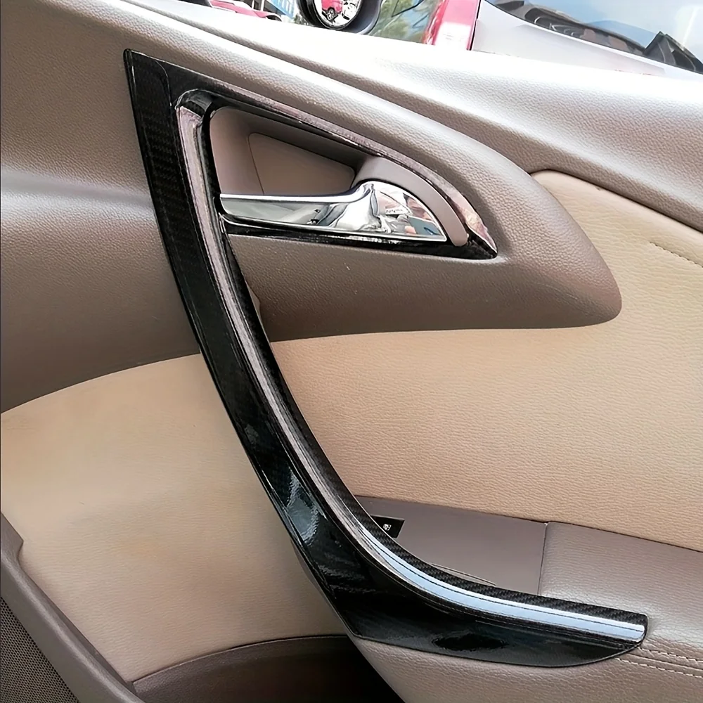 for BUICK Excelle GT XT 2010-2014 Interior Central Control Panel Door Handle Carbon Fiber Stickers Decals Car styling Accessorie