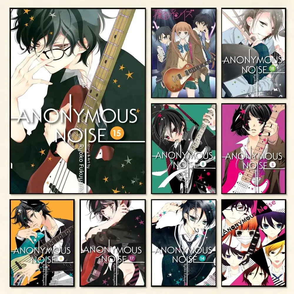 Alternative band Anonymous Noise Poster Self Adhesive PP Wall Art No Frame Bedroom Playroom Decor