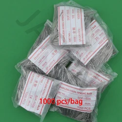 1000PCS all stainless steel watch spring bar tool Watch accessories spring needle 1.5mm thick 10mm 12mm 14mm 16mm 18mm 20mm 22mm