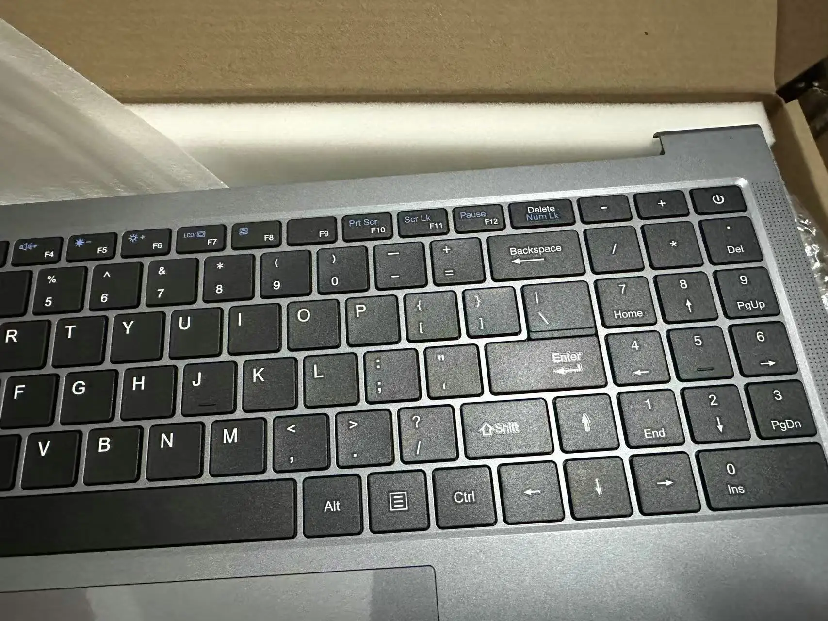 ORIGINAL STOCK BRAND NEW Grey color PALMREST+KEYBOARD+TOUCHPAD FOR ACER Aspire GO16 Series N23J6 S16-31 100% WORKING( US LAYOUT)