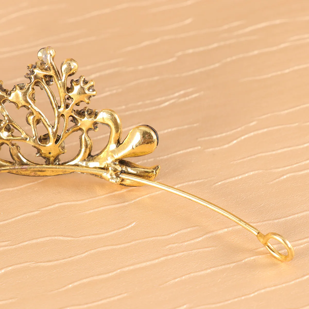 

1Pcs Glittering Baroque Crown Rhinestone Crystal Tiara for Women Wedding Engagement Party Hair Accessory Retro Classic Elegant
