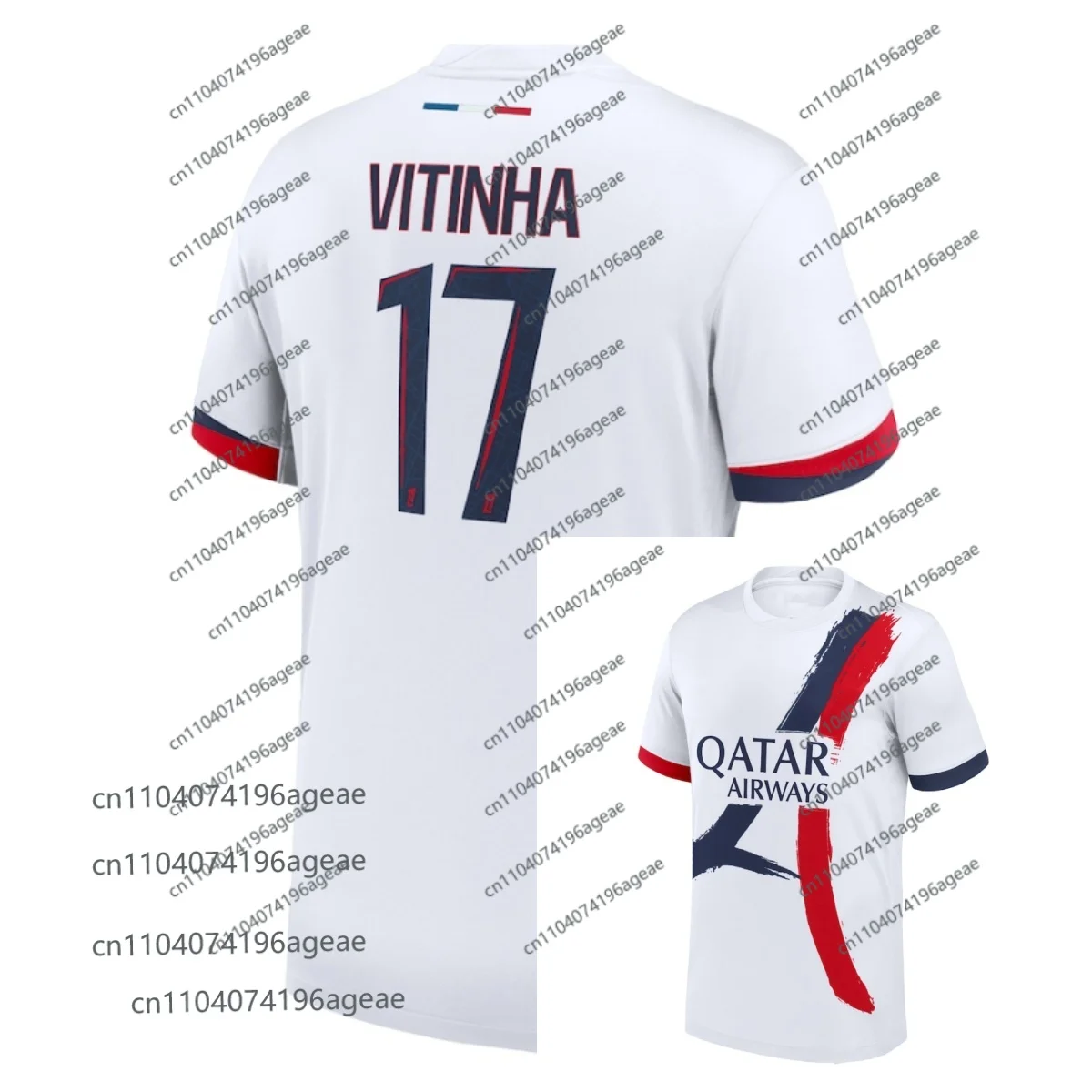 No.10 No.14 25-26 الصيف باريس سان جيرمان الأسرة جيرسي تي شيرت رياضة عادية التجفيف السريع مريحة للتنفس الكبار الأطفال نفس كرة القدم #3