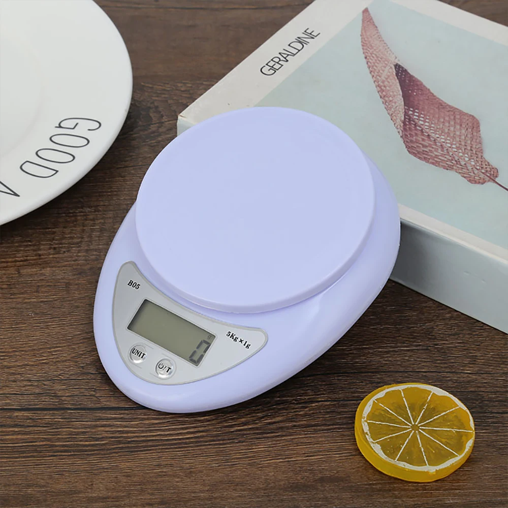 5kg Portable Digital Scale Scales Food Balance Measuring Weight Kitchen Scale LED Electronic Scales Kitchen Baking Tools