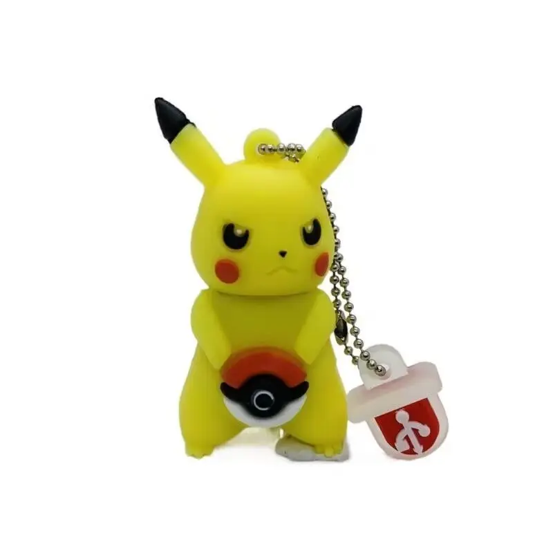 Mini clé USB en métal Pokemon Poke Ball, clé USB 128 étanche, clé USB haute vitesse, porte-clés U Disk, cadeau, 64 Go, 3.1 Go