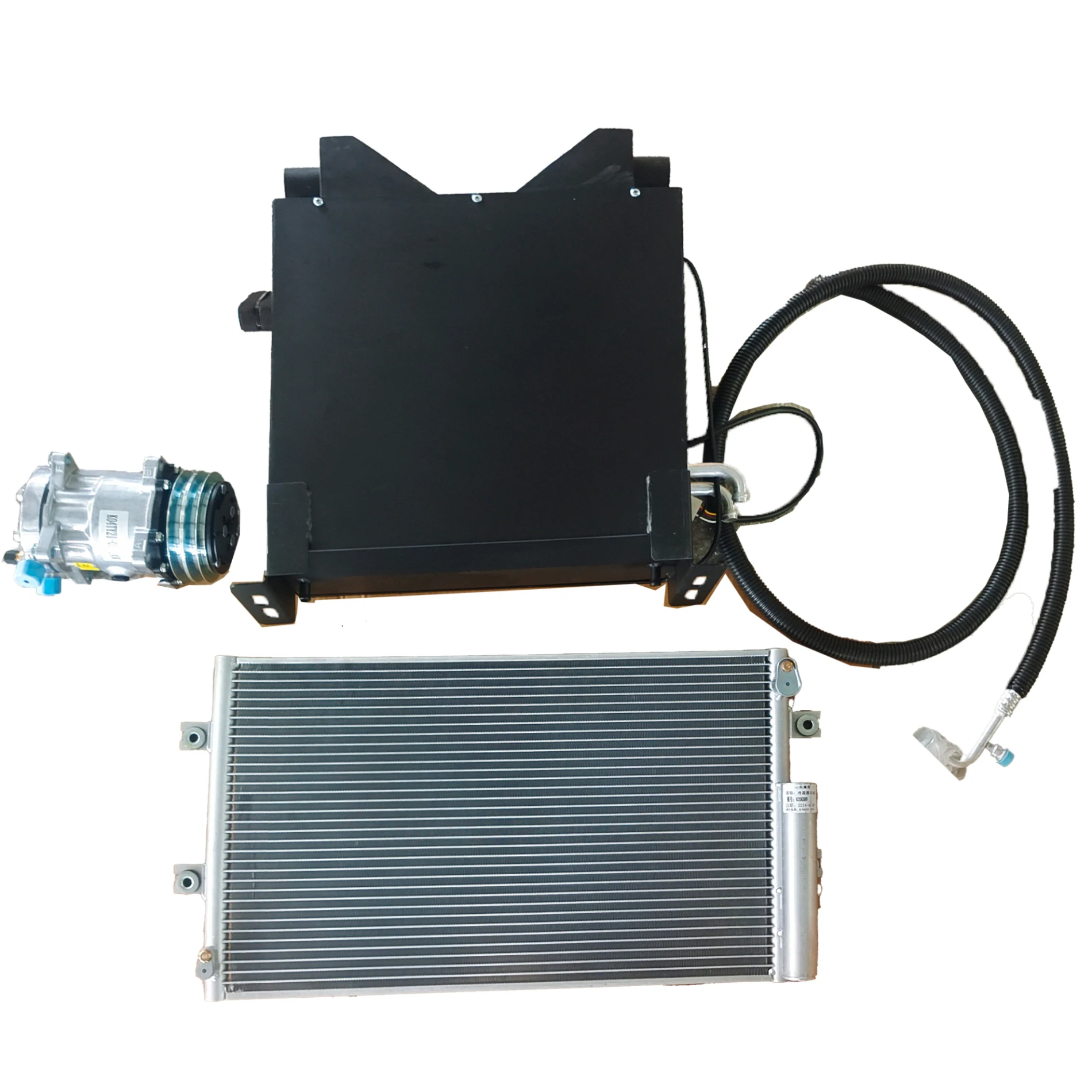 

12V/24v Electric Ac Compressor Air Conditioning Systems Auto Air Conditioner Wheel Excavator Air Conditioner