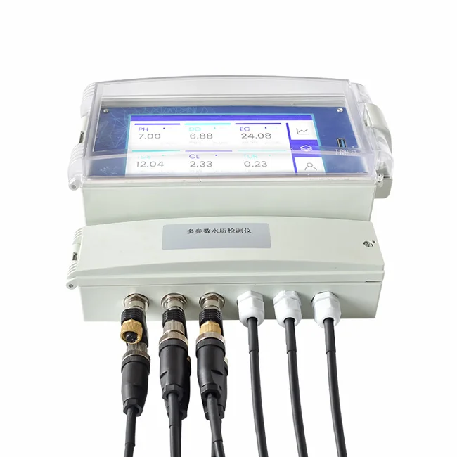 Wall-mounted Multi-parameter Multi-probe Water Quality Online Monitor