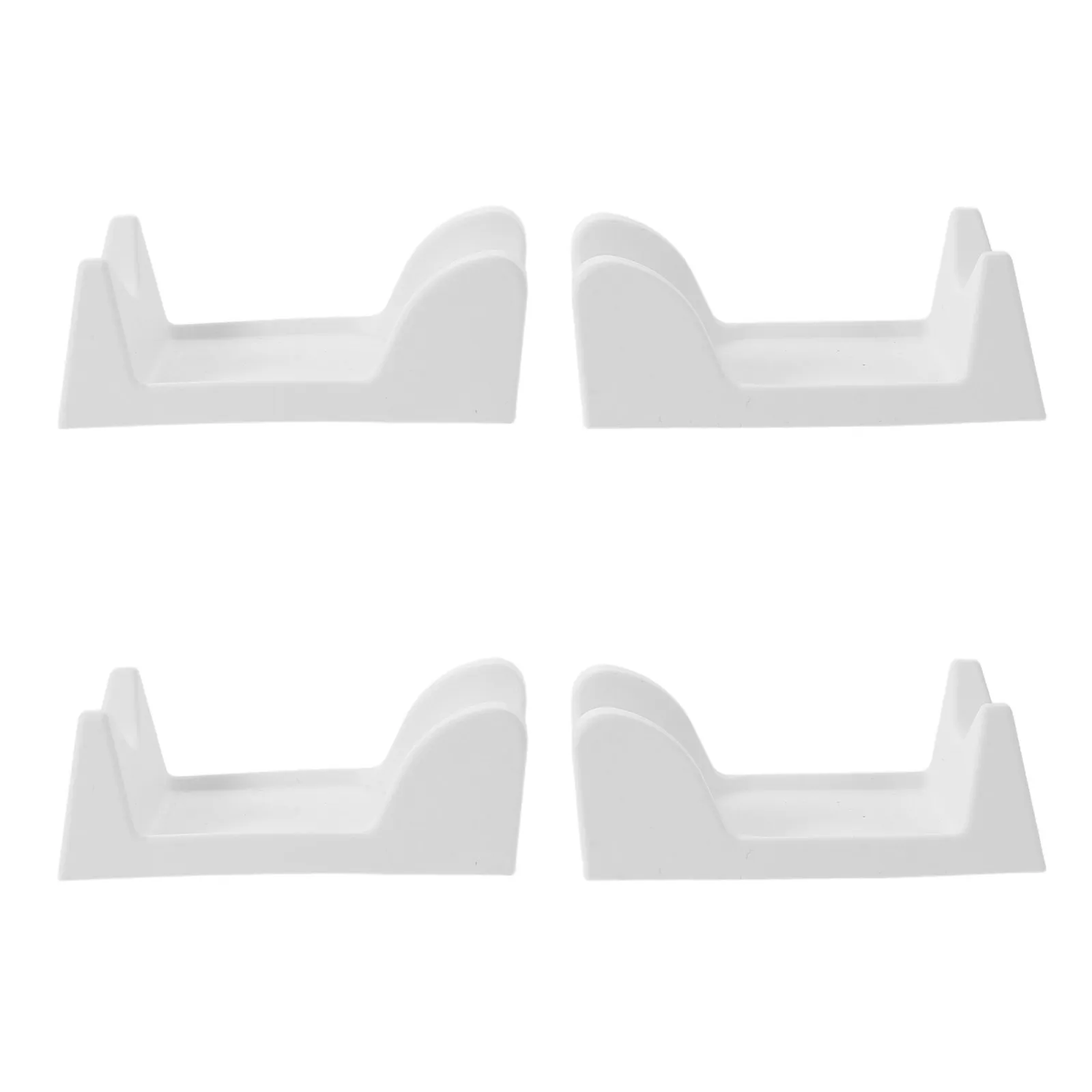 

Набор из 4 универсальных белых держателей для фрезеров для ногтей, устойчивая подставка для электрических фрезеров, настольный держатель для маникюра