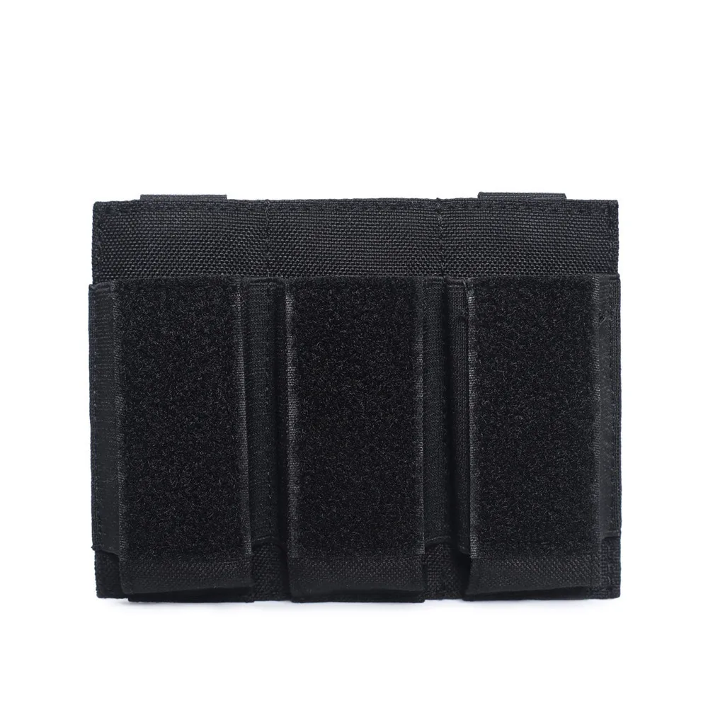 Taktyczna potrójna 9mm etui na magazynki pistolet Mag etui kabura dla Glock 1911 92 CZ akcesoria myśliwskie torba do przechowywania Molle